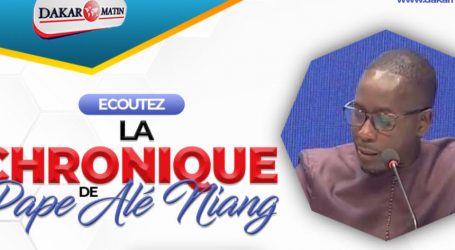 Chronique du 23 février 2022 Pape Alé Niang nous parle de cette maladie la transhumance