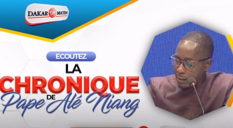 Dans sa chronique de la semaine Pape Alé Niang fait un diagnostic sans complaisance des institutions