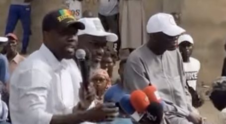 Sonko à Mbour : « Il s’agit d’ouvrir une nouvelle page pour le Sénégal «