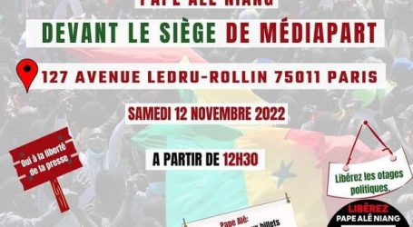 La diaspora sénégalaise se mobilise pour Pape Alé Niang